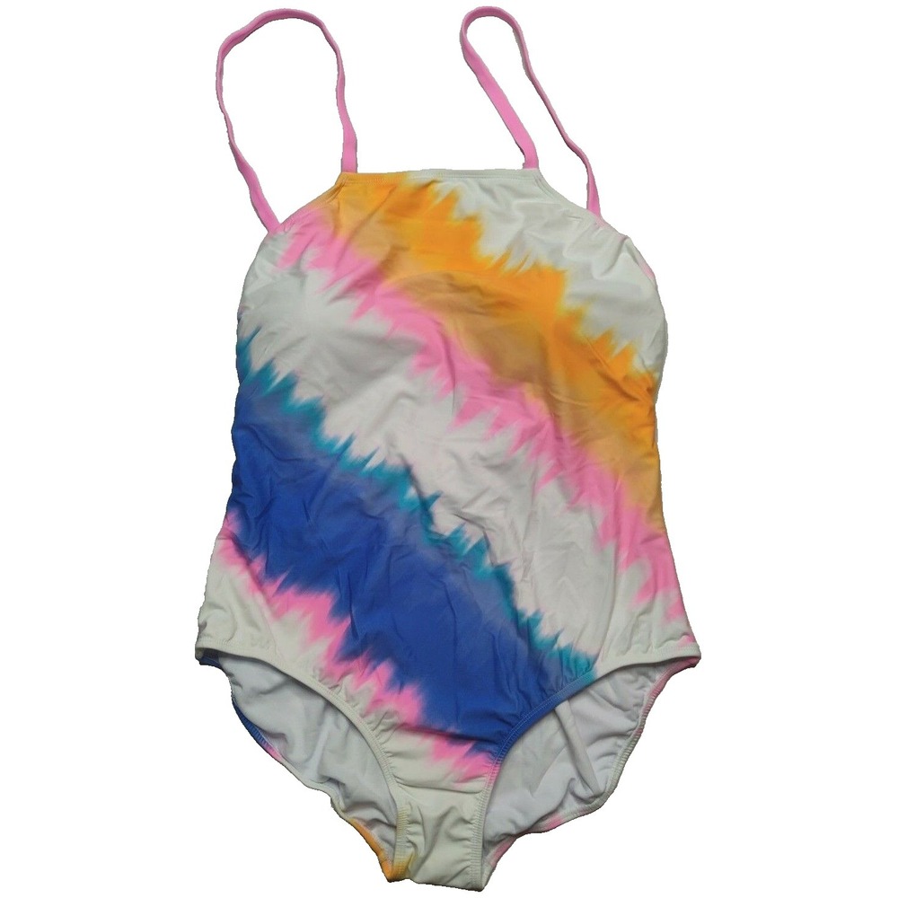 Decree Women Plus 2X Medium Coverage Tie Dye One Piece Swimsuit NEW